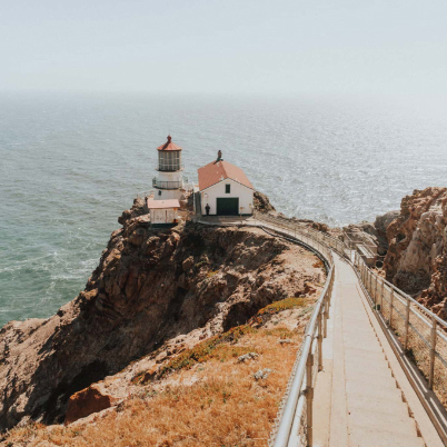 Point Sur Lighthouse on the central California coast