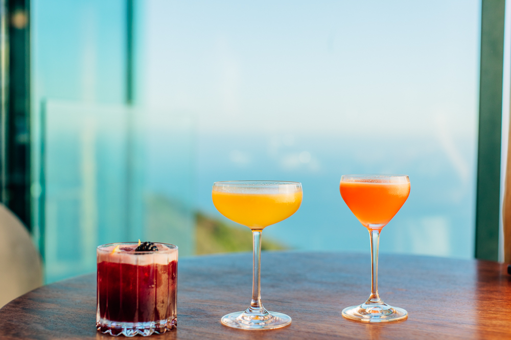 Prix-fixe lunch menu at Sierra Mar restaurant near Carmel, California
