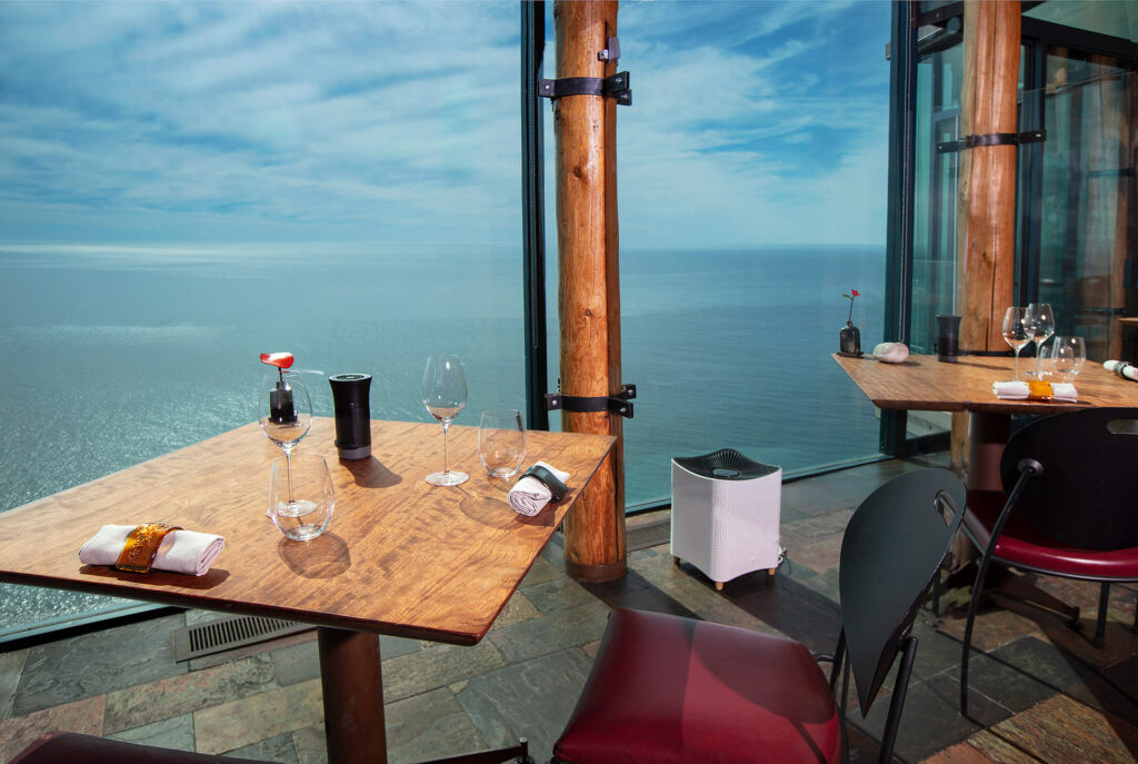 HEPA air filters at Post Ranch Inn in Big Sur, California