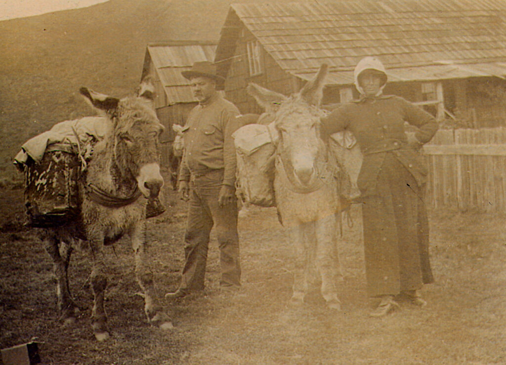 Historic photo of Joe Post and Elizabeth Gilkey